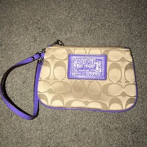 Coach Wrislet with purple colors